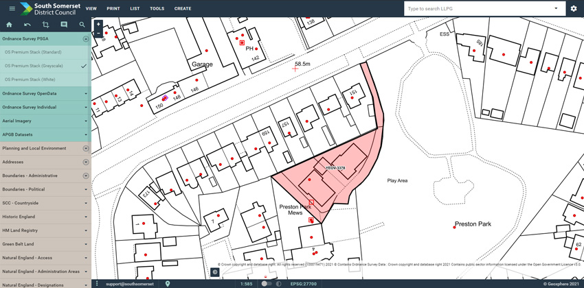 XMAP includes PSGA datasets updated in line with Ordnance Survey's 6 week updates