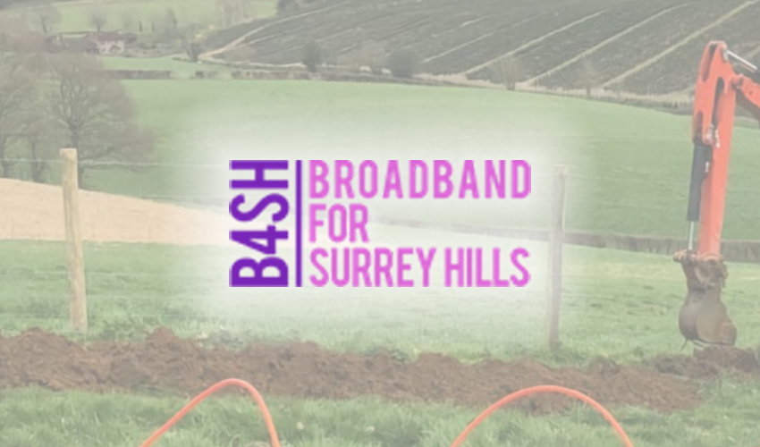 Broadband for Surrey Hills (B4SH) use XMAP to plan, plot and record their fibre network