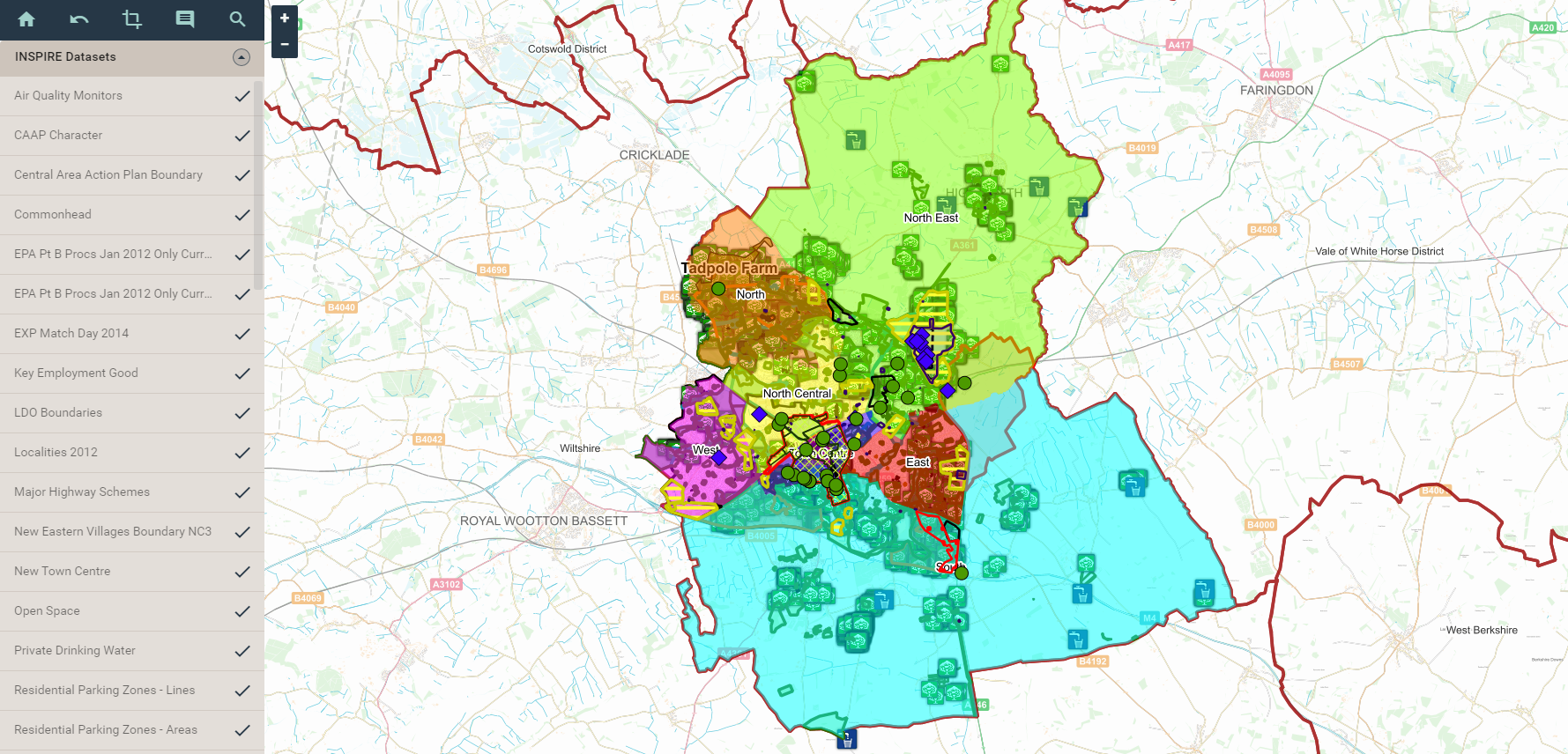 XMAP Cloud GIS viewer